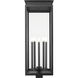 Nova 5 Light 34.25 inch Black Outdoor Post Mount Fixture