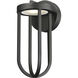 Leland LED 12.5 inch Sand Black Outdoor Wall Light