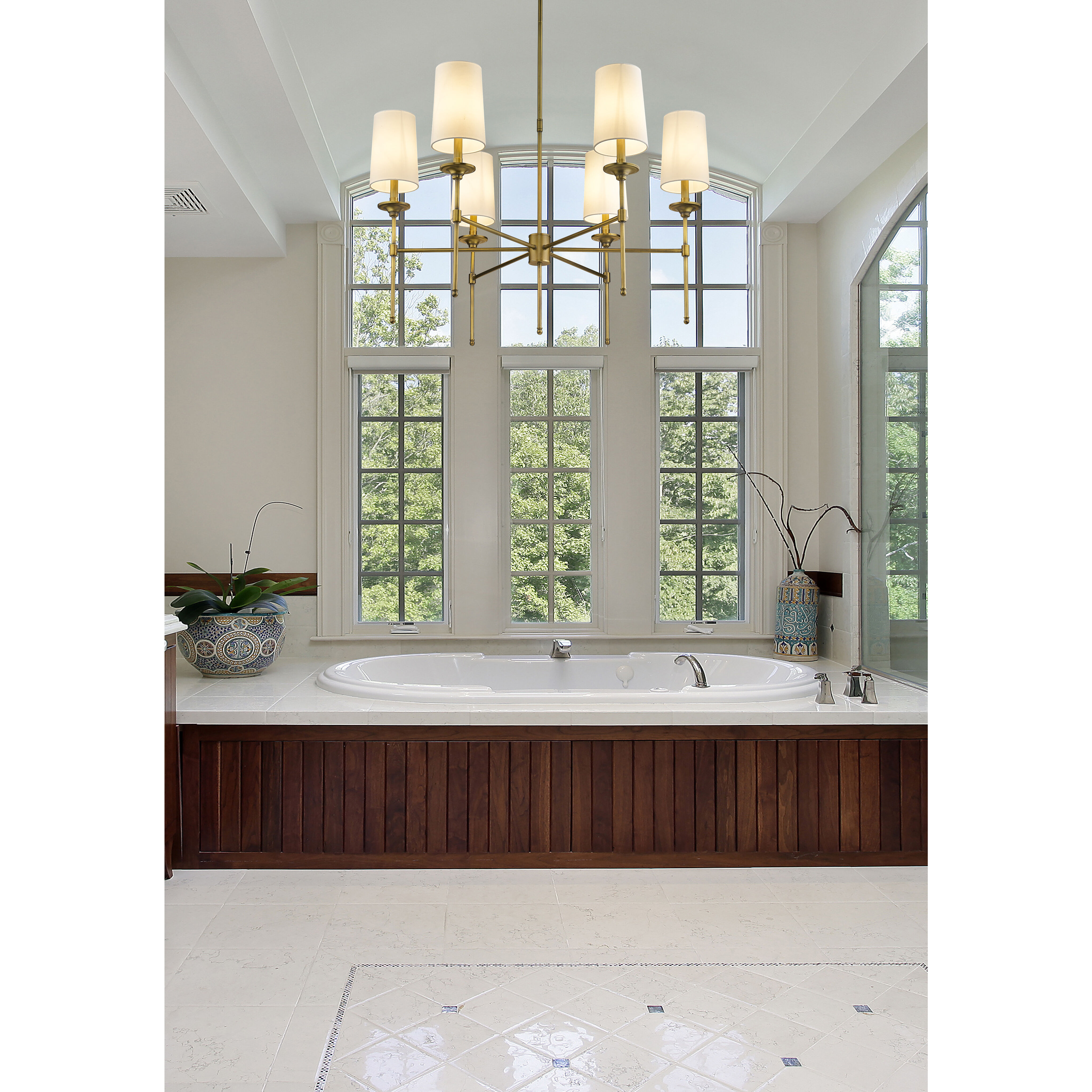 日本全国送料無料商品人気ランキング 3033-6RB Z-Lite Emily Brass Rubbed inch 38 Light 6 パーツ