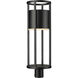 Luca 1 Light 27.75 inch Black Outdoor Post Mount Fixture