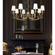 Aslin 8 Light 42 inch Gold Leaf Chandelier Ceiling Light