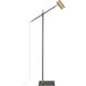 Calumet 48.25 inch 35.00 watt Matte Black and Olde Brass Floor Lamp Portable Light in Oil Rubbed Bronze