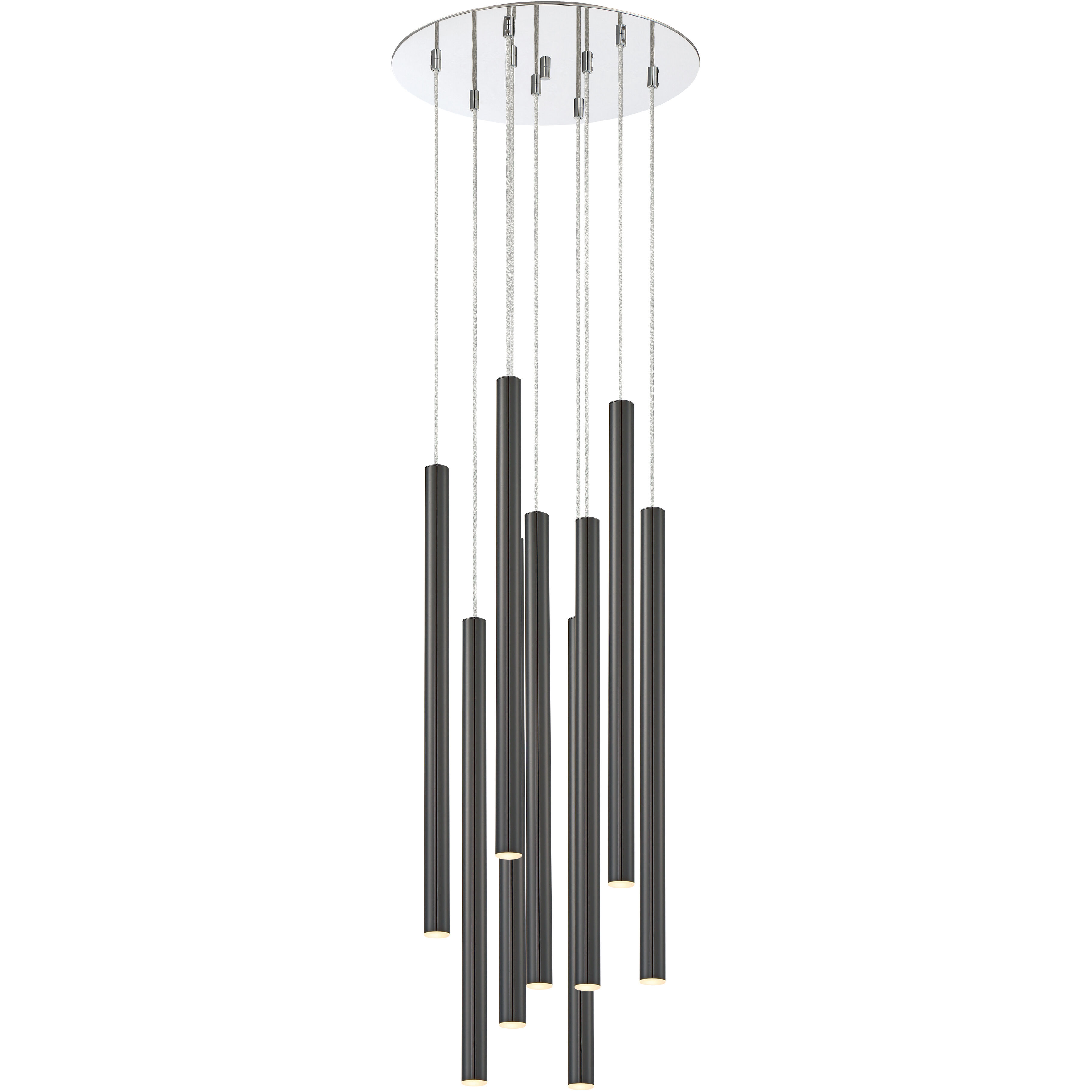 Forest LED 16 inch Chrome Chandelier Ceiling Light