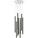 Forest LED 16 inch Chrome Chandelier Ceiling Light