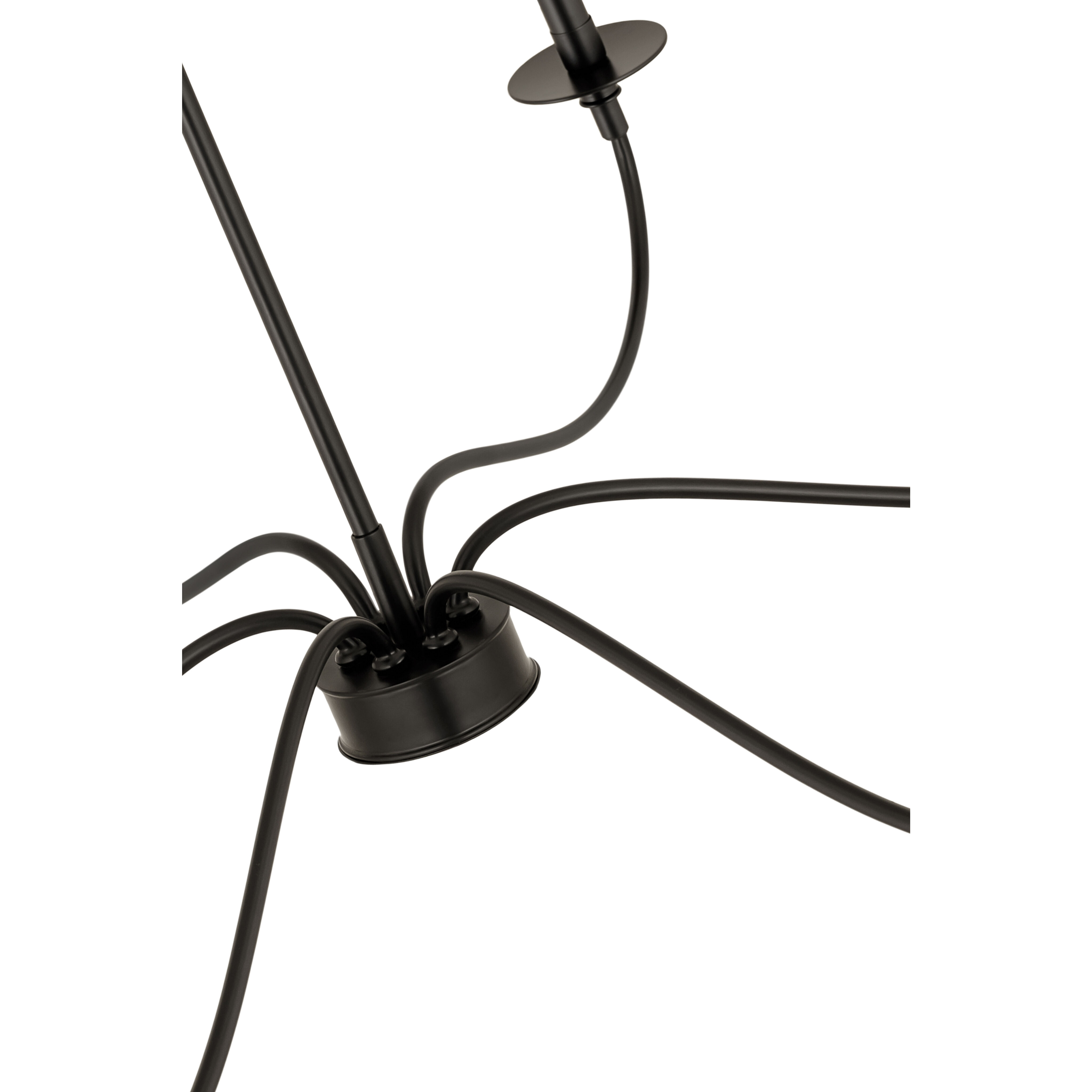 Arrington 6 Light 63 inch Matte Black Chandelier Ceiling Light