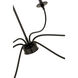 Arrington 6 Light 63 inch Matte Black Chandelier Ceiling Light