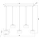Renaud LED 46 inch Modern Gold Linear Chandelier Ceiling Light
