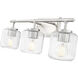 Landon 3 Light 24 inch Brushed Nickel Vanity Wall Light