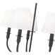 Tova 5 Light 22.5 inch Matte Black Chandelier Ceiling Light