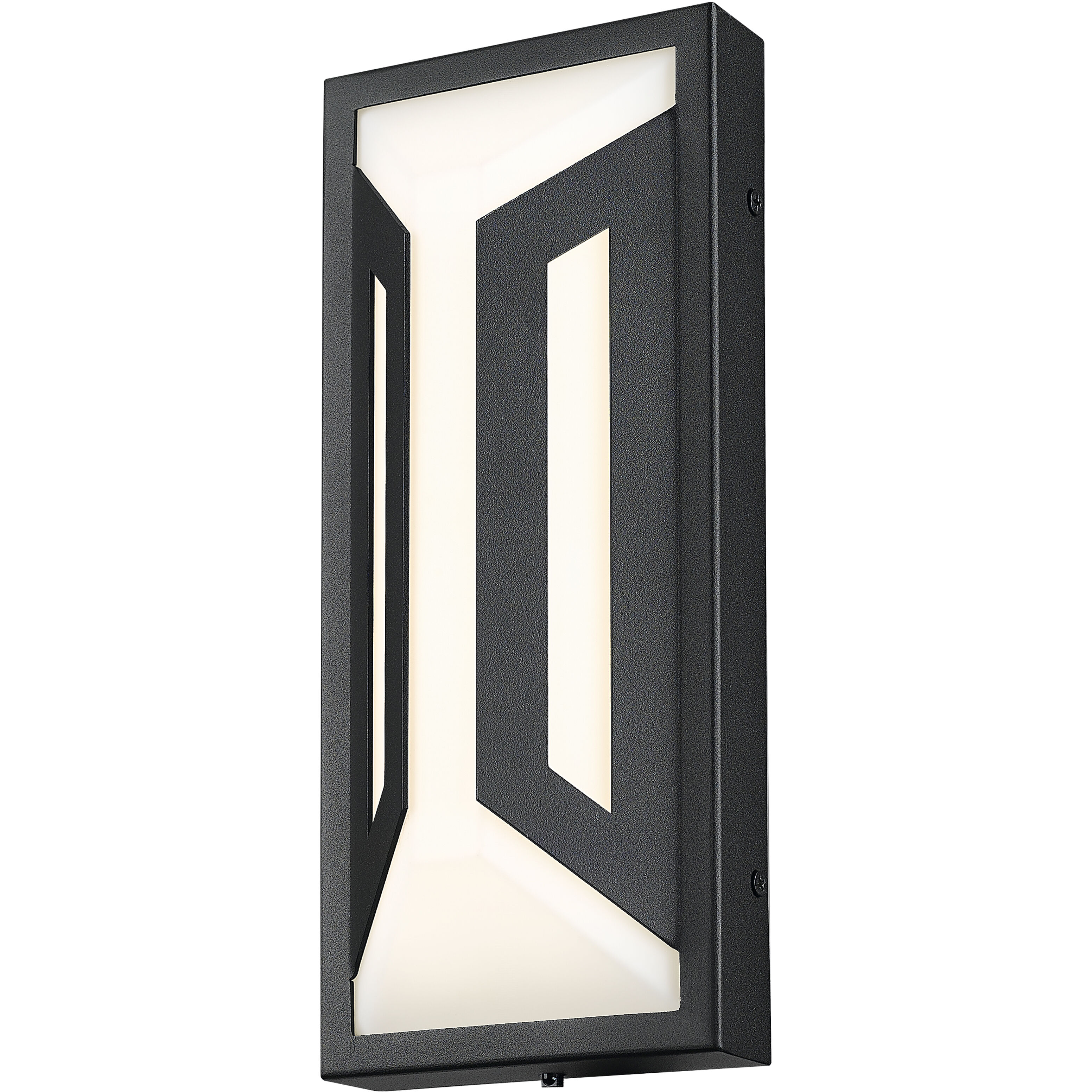Banff LED 12 inch Sand Black Outdoor Wall Light in Soft Sand Black