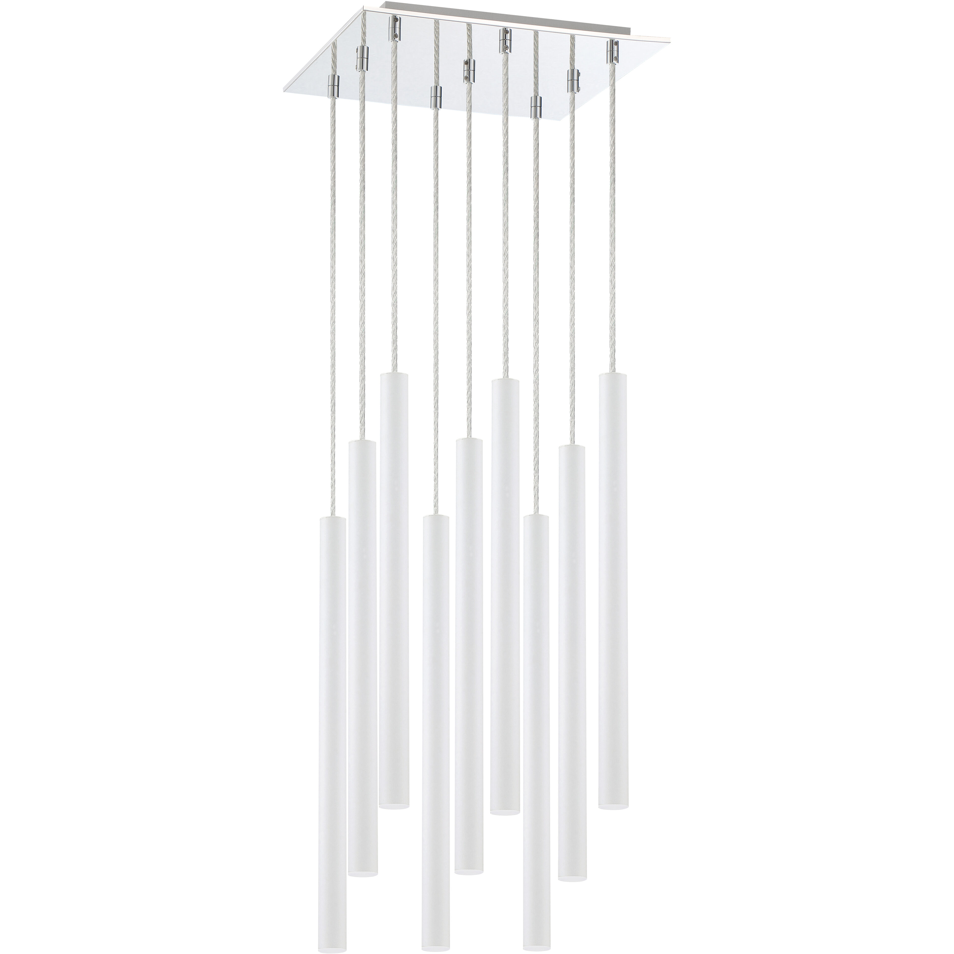 Forest LED 14 inch Chrome Chandelier Ceiling Light