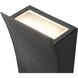 Landrum LED 18 inch Black Outdoor Wall Light
