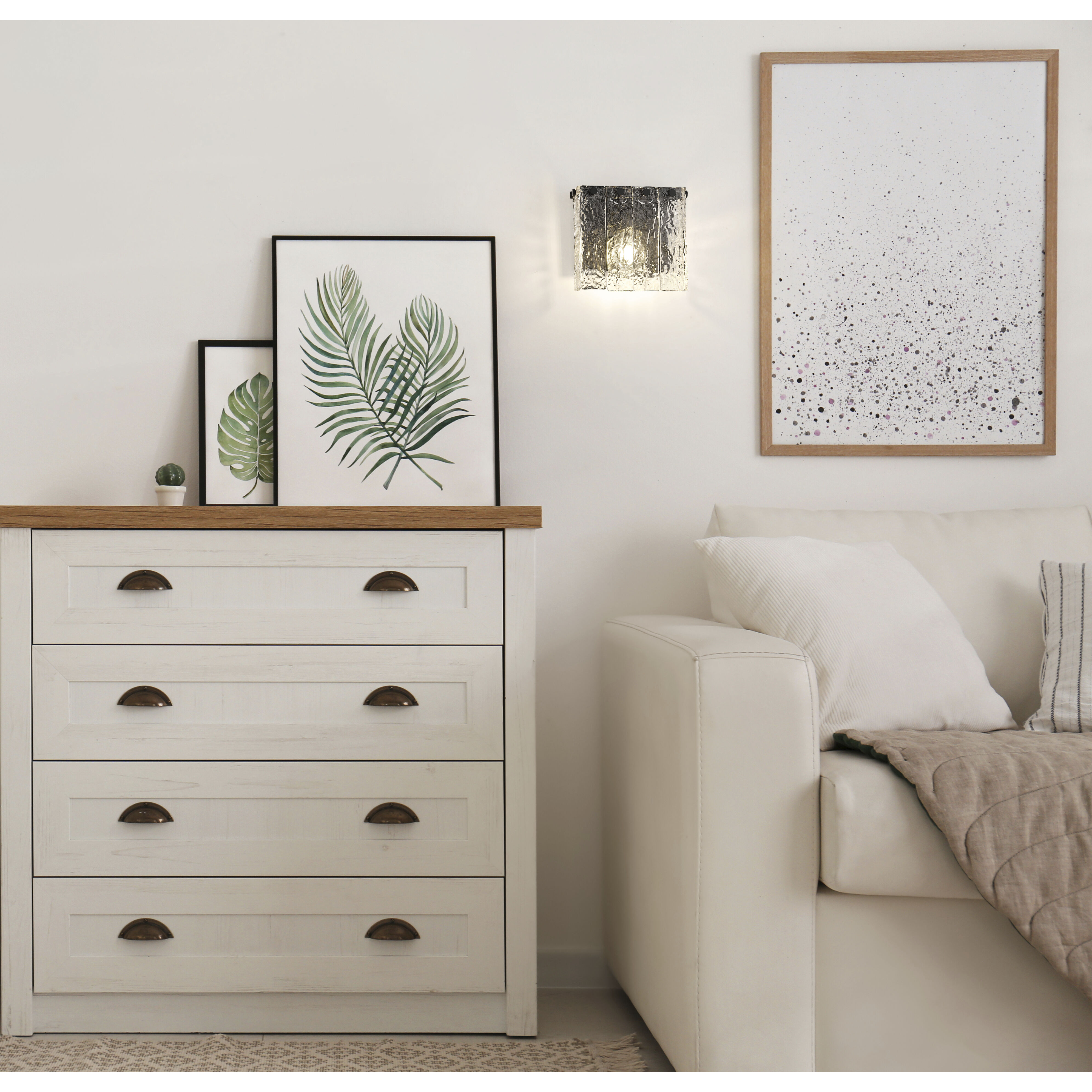 Glacier Wall Sconce Wall Light in Matte Black