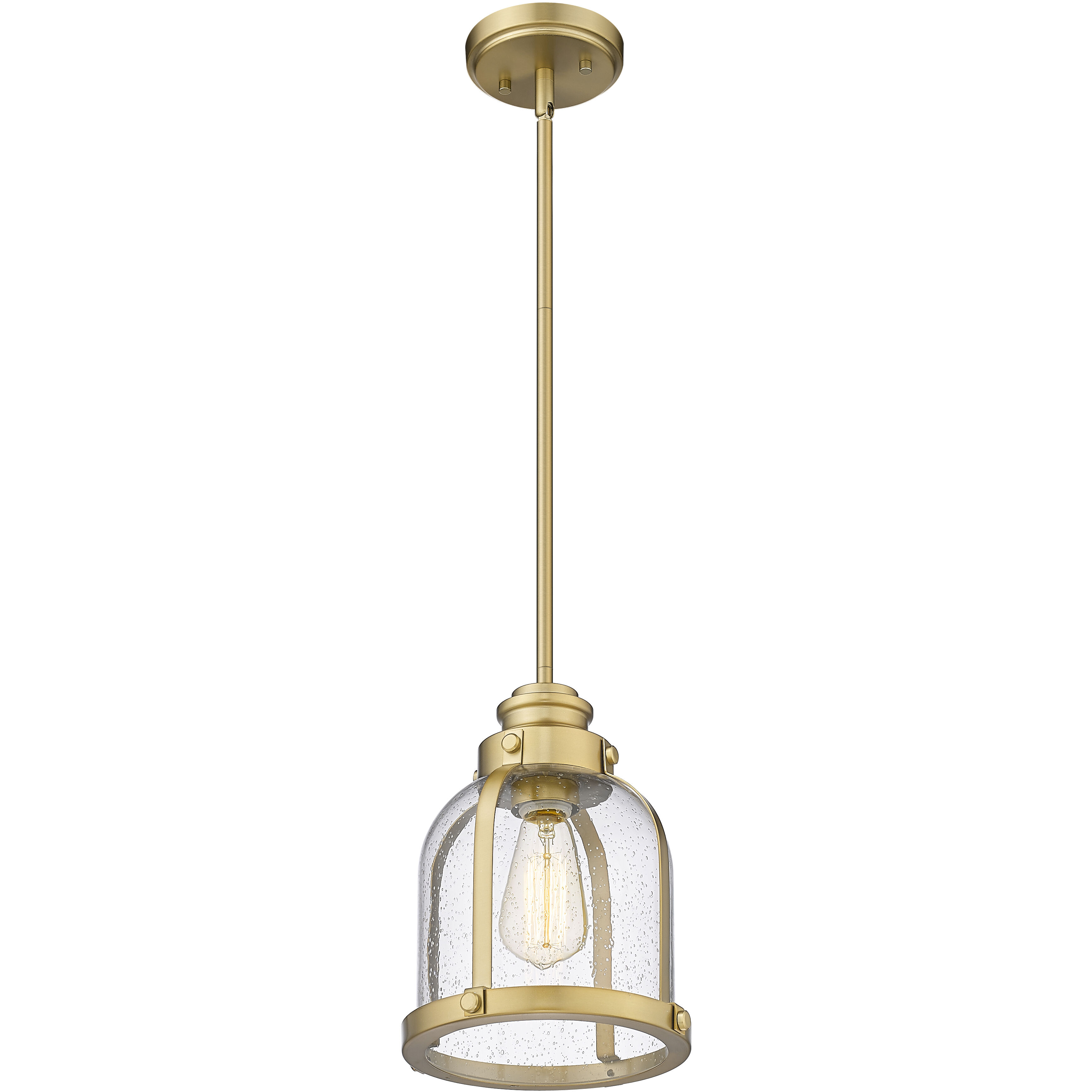 Burren 1 Light 8.75 inch Heritage Brass Pendant Ceiling Light