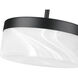 Renaud LED 9.25 inch Matte Black Pendant Ceiling Light