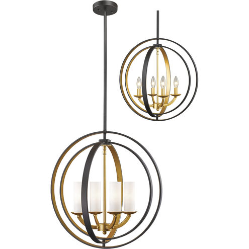 Ashling 4 Light 19.88 inch Bronze Gold Chandelier Ceiling Light