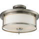 Savannah 2 Light 13.75 inch Semi-Flush Mount