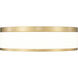 Ballord LED 12 inch Modern Gold Flush Mount Ceiling Light