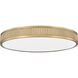 Stari LED 20.75 inch Modern Gold Flush Mount Ceiling Light