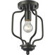 Cardinal 1 Light 8 inch Olde Bronze Flush Mount Ceiling Light