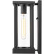 Glenwood 1 Light 12.5 inch Black Outdoor Wall Light