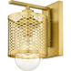 Kipton 1 Light 6 inch Rubbed Brass Wall Sconce Wall Light in Rubbed Bronze