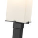Sana 3 Light 120.25 inch Black Outdoor Post Mounted Fixture