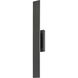 Stylet LED 36 inch Sand Black Outdoor Wall Light