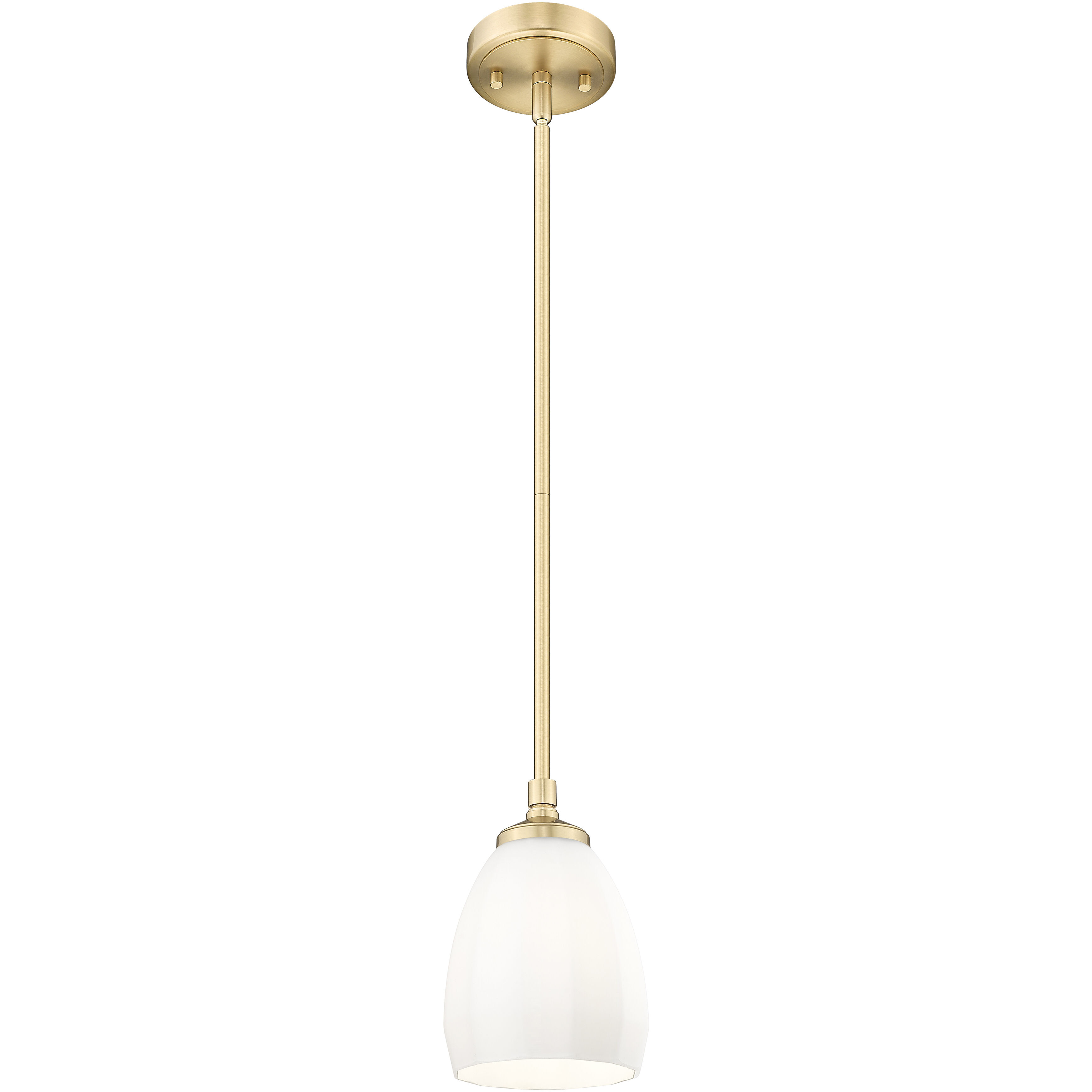 Oren 1 Light 5.5 inch Modern Gold Pendant Ceiling Light