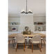 Callista 5 Light 33 inch Matte Black Chandelier Ceiling Light