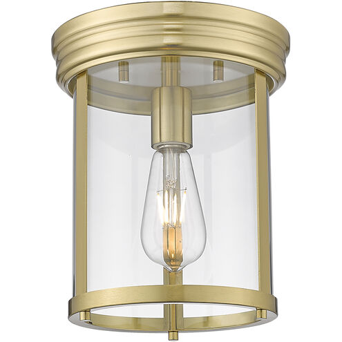 Thayer 1 Light 9.25 inch Luxe Gold Flush Mount Ceiling Light