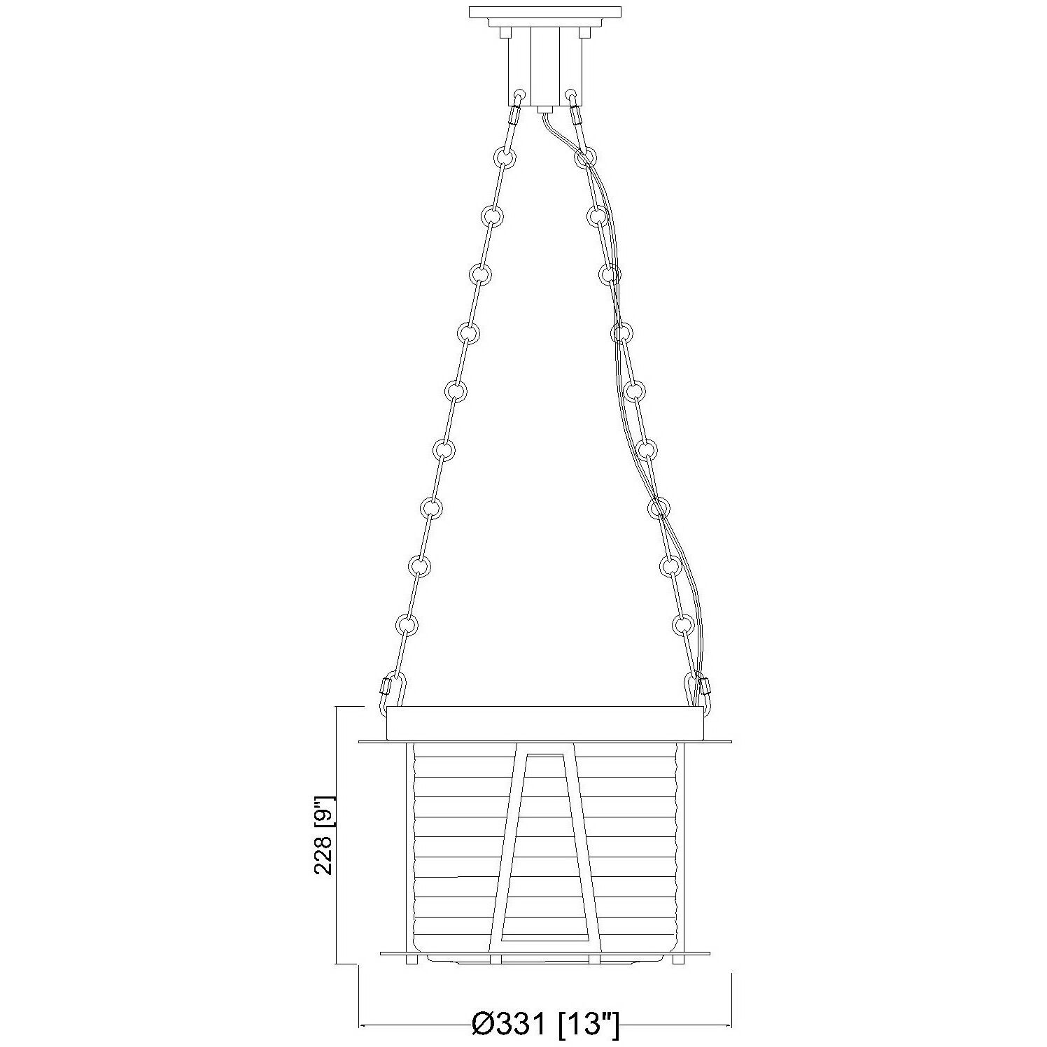 Cape Harbor 1 Light 13 inch Rubbed Brass Pendant Ceiling Light