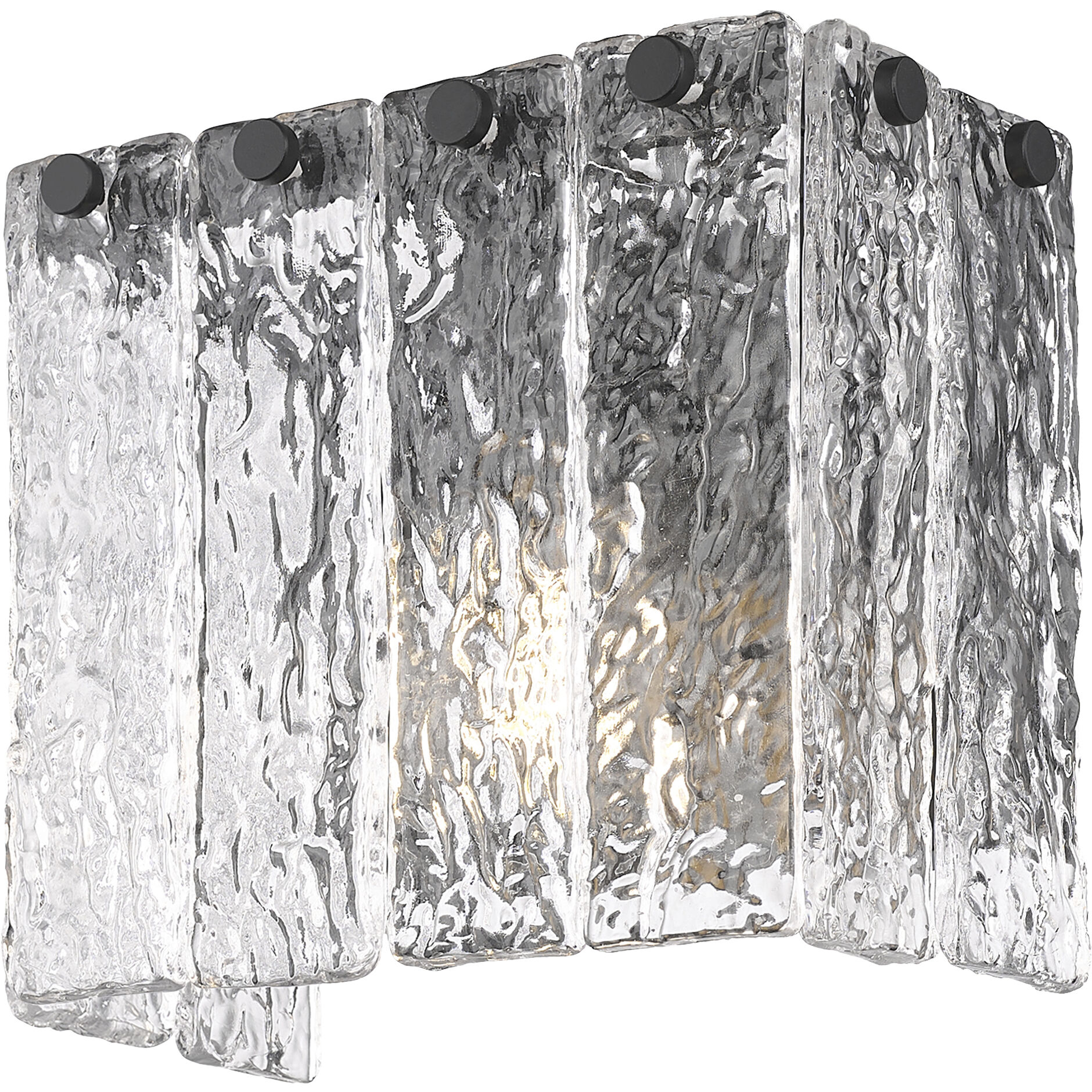 Glacier Wall Sconce Wall Light in Matte Black