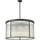 Carnaby 9 Light 32.25 inch Matte Black Chandelier Ceiling Light