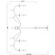 Toussant 6 Light 45 inch Brushed Nickel Chandelier Ceiling Light