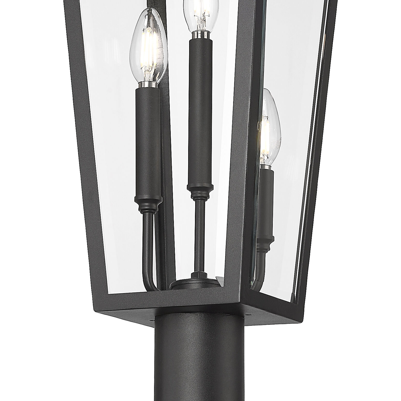 Z-Lite 5008PHBR-567P-BK Gannon 3 Light 100.5 inch Black
