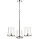 Callista 3 Light 28 inch Polished Nickel Chandelier Ceiling Light