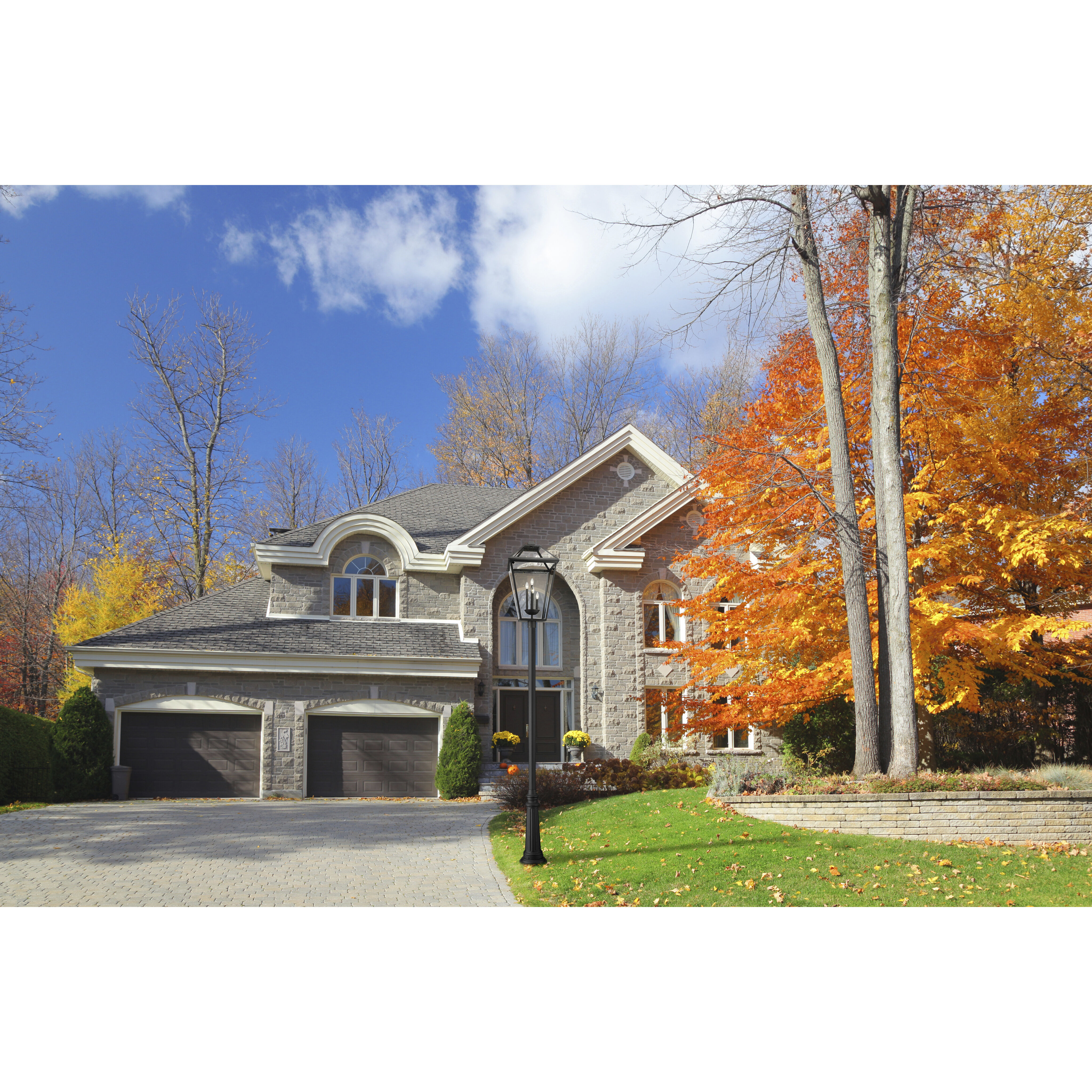 Talbot 4 Light 128.75 inch Black Outdoor Post Mounted Fixture