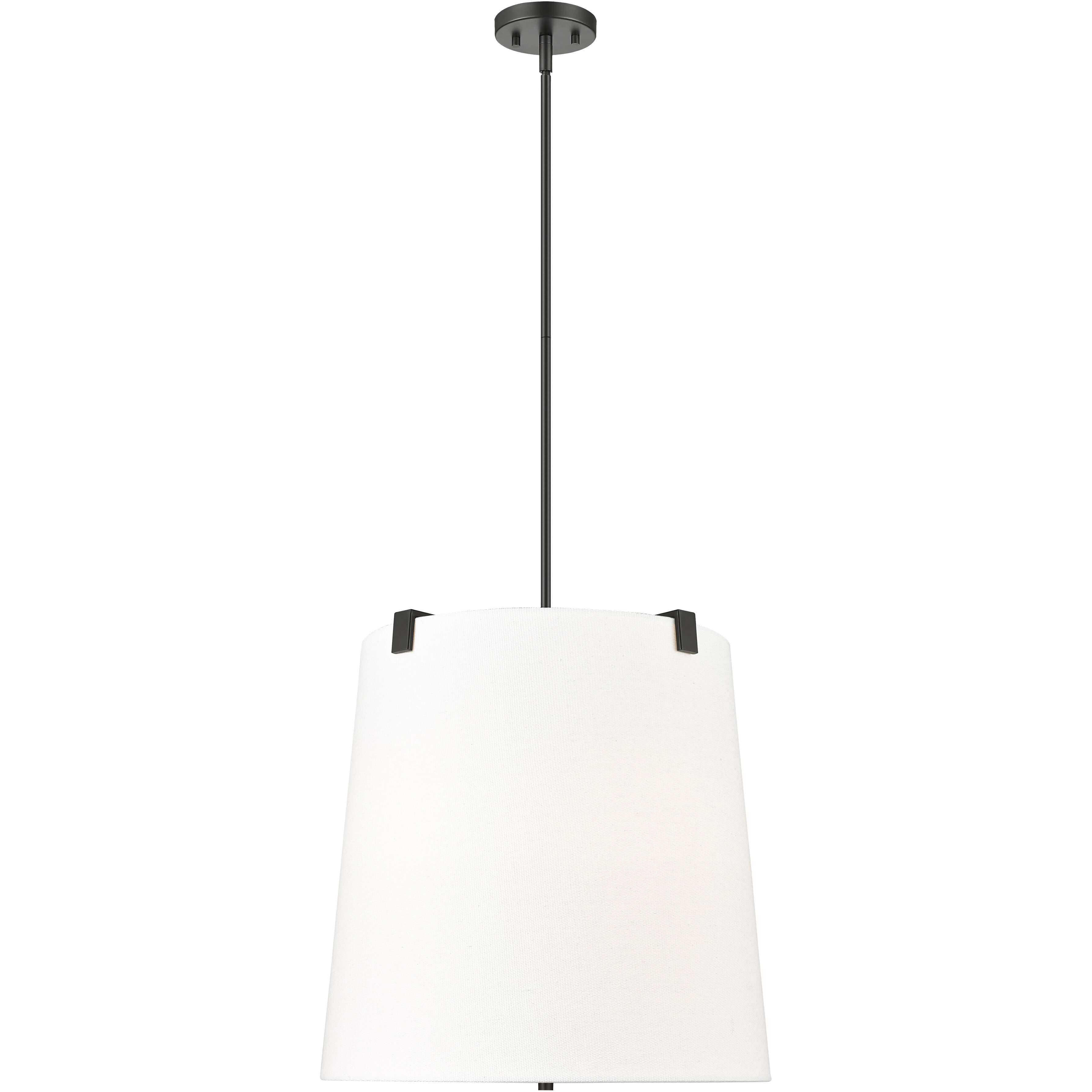 Weston 5 Light 18 inch Matte Black Pendant Ceiling Light