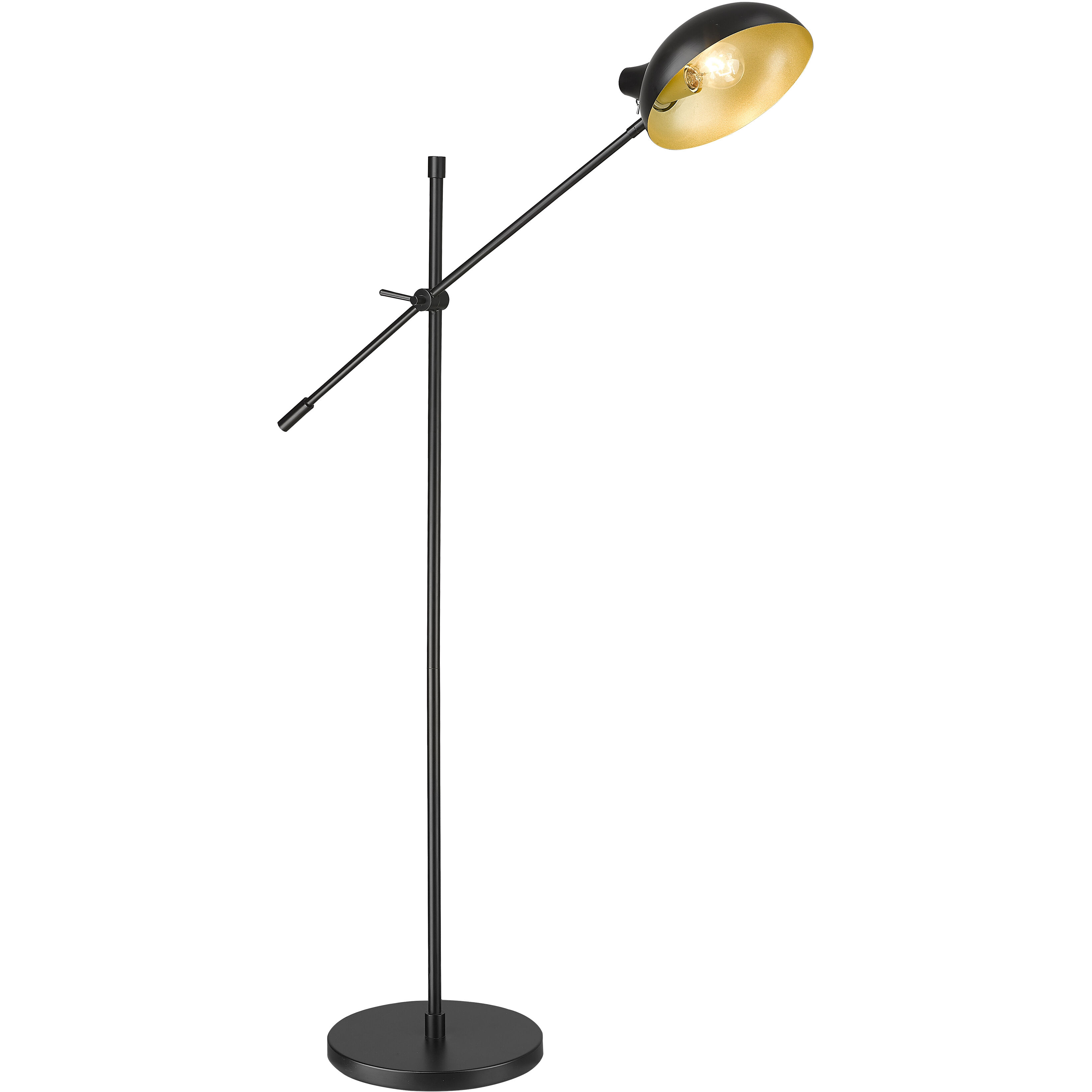 Bellamy 52 inch 100.00 watt Matte Black Floor Lamp Portable Light