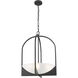 Devon 4 Light 18 inch Matte Black Pendant Ceiling Light