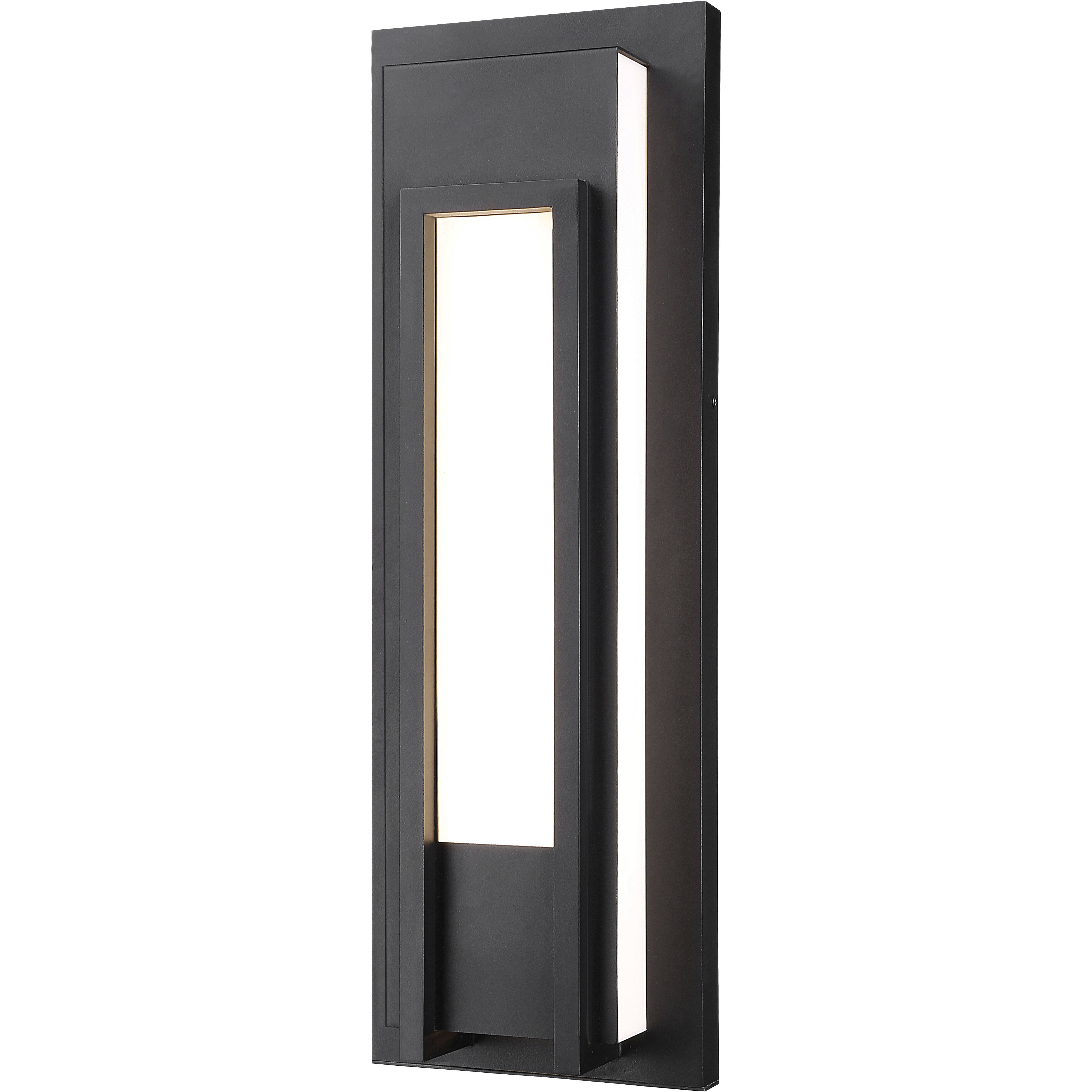 Z Lite 520B BK LED Keaton LED 24 inch Black Outdoor Wall Light