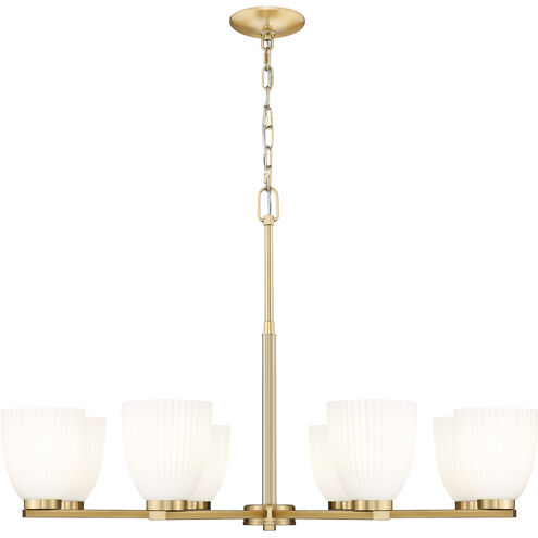 Naya 8 Light 33.25 inch Modern Gold Chandelier Ceiling Light