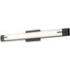 Chase LED 33 inch Matte Black Bath Vanity Light Wall Light