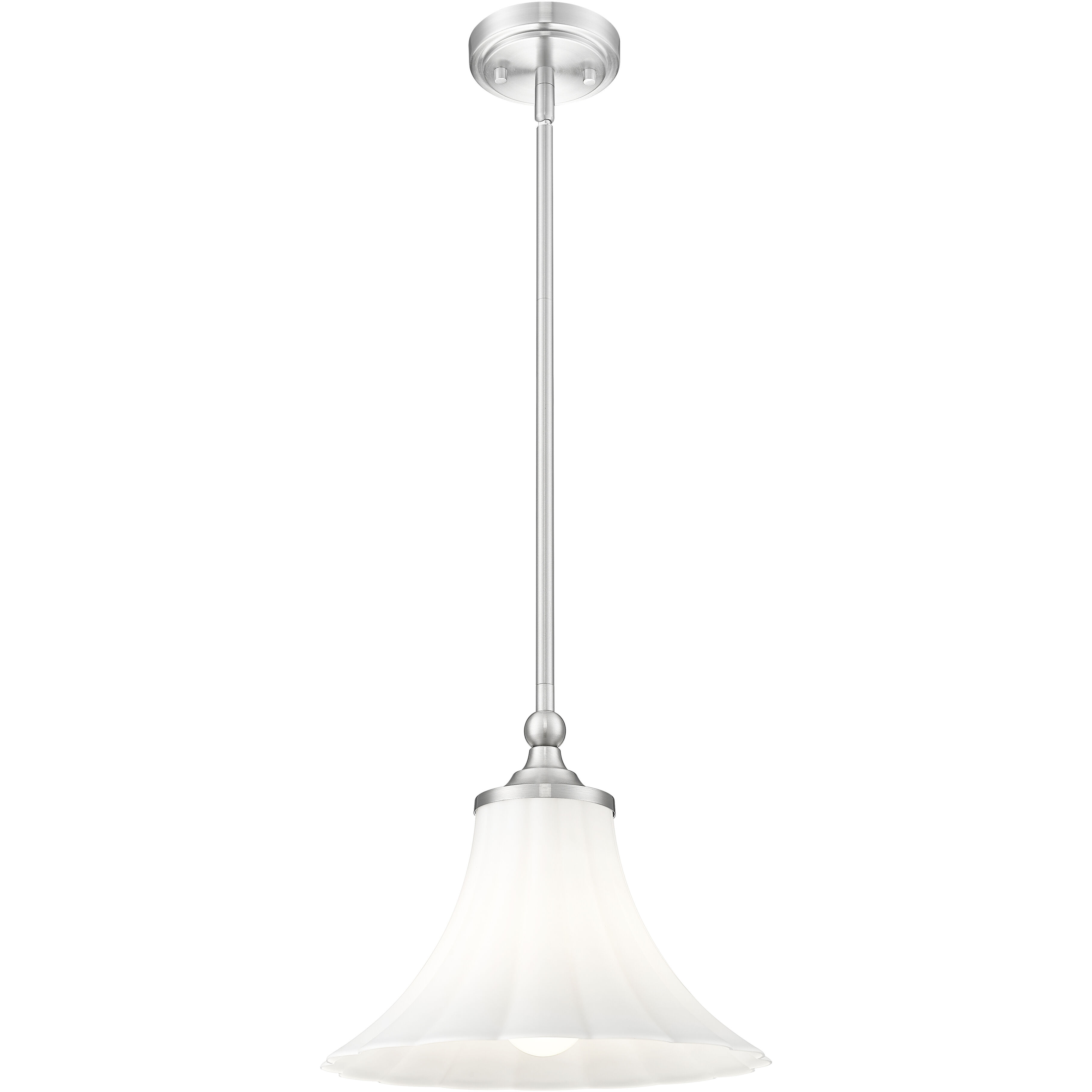 Fleur Pendant Ceiling Light in Brushed Nickel