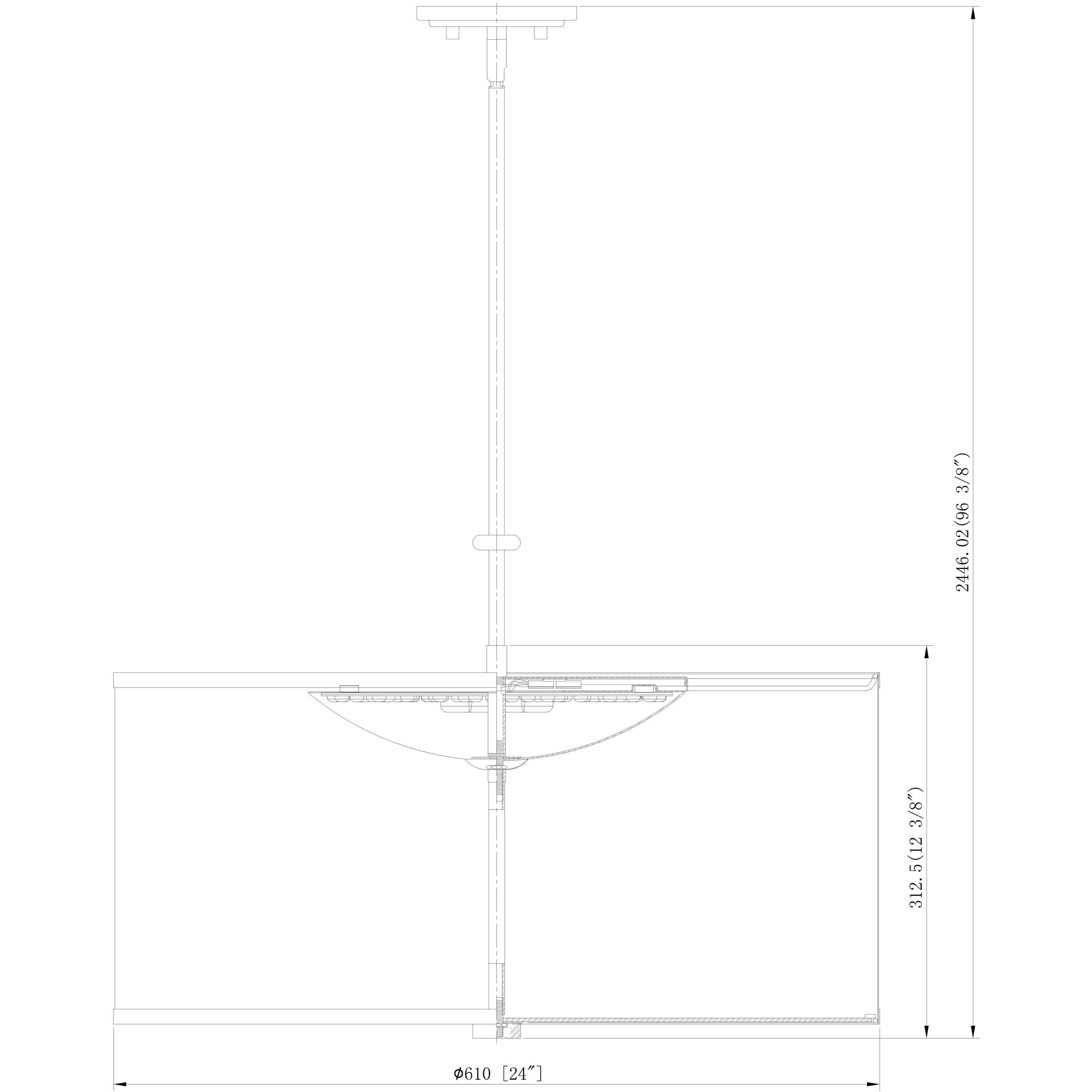 Linden Pendant Ceiling Light in Brushed Nickel