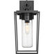 Sheridan 1 Light 18 inch Black Outdoor Wall Light
