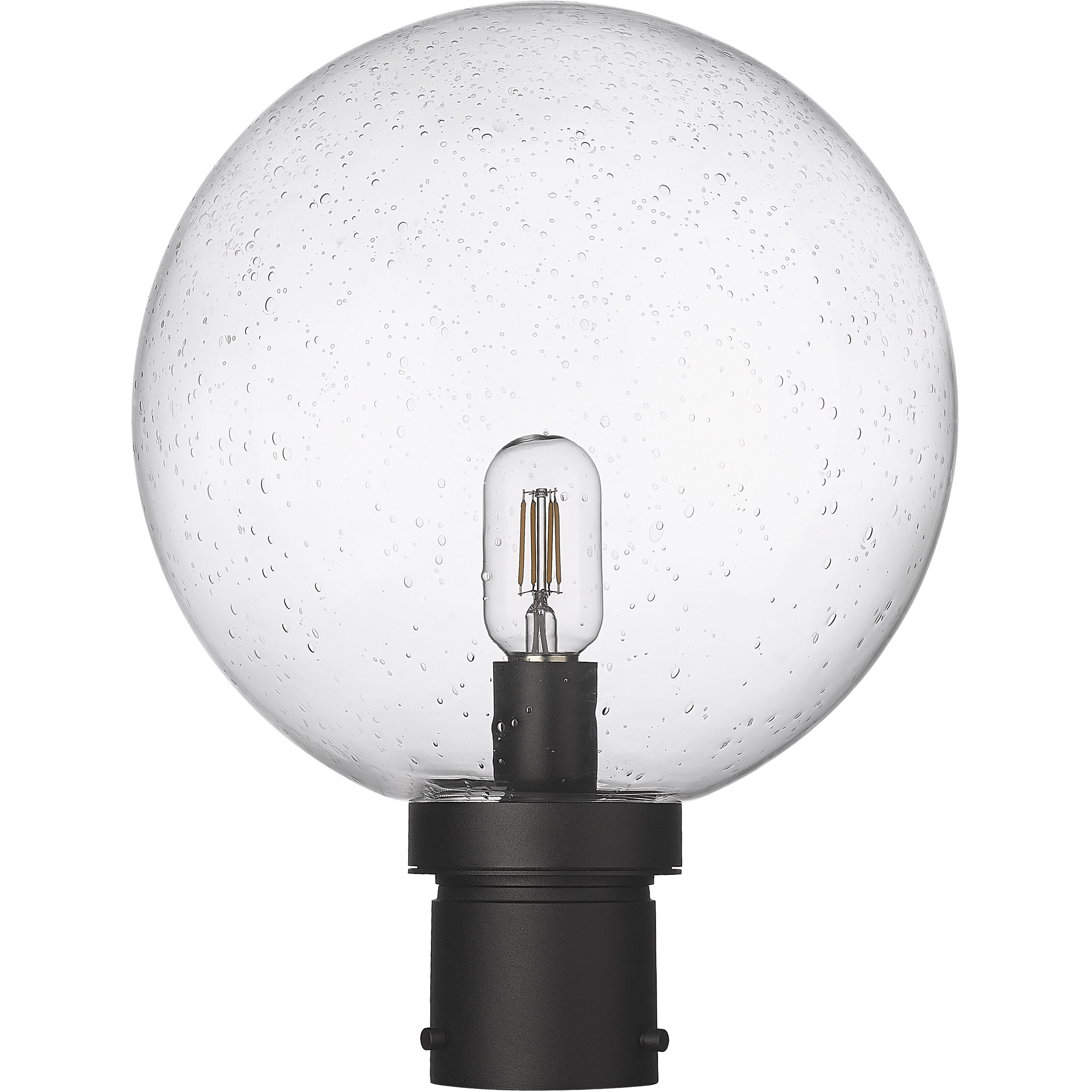 Laurent 1 Light 15.75 inch Black Outdoor Post Mount Fixture