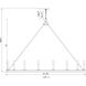 Barclay 16 Light 62 inch Rubbed Brass Chandelier Ceiling Light
