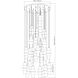 Cayden 27 Light 36 inch Modern Gold Chandelier Ceiling Light